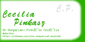 cecilia pinkasz business card